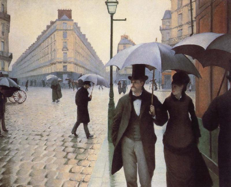 Gustave Caillebotte Paris,The Places de l-Europe on a Rainy Day oil painting image